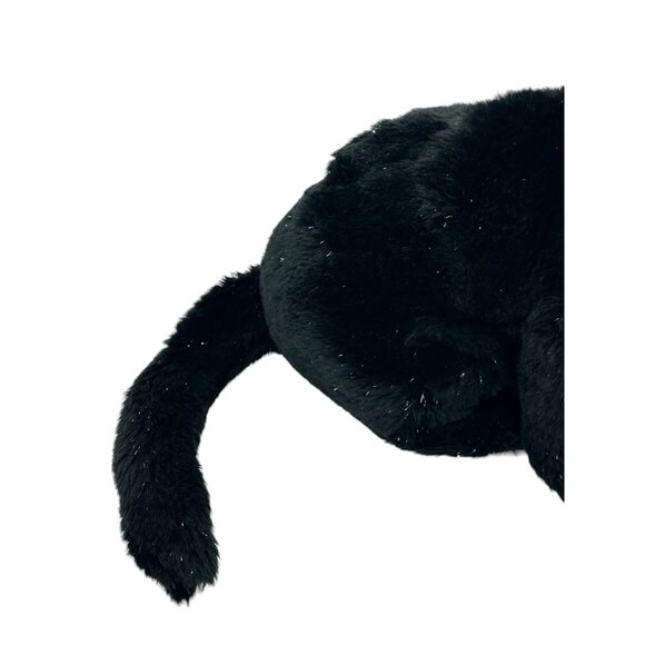 Caltoy Black Cat‎ Plush Stuffed Animal Toy Sparkles Red Nose 13" Acrylic Eyes - Picture 4 of 8
